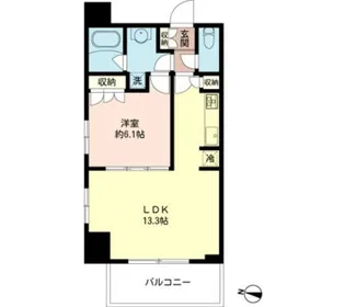 MFPRコート木場公園【8階】の間取り