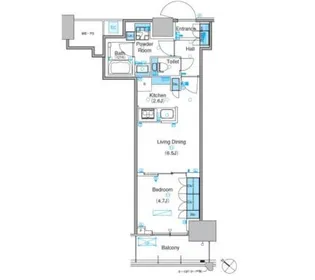 パークアクシス豊洲キャナル【14階】の間取り