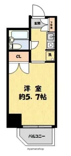 コスモ亀有Ⅴ【12階】の間取り