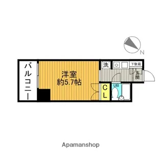コスモ亀有Ⅴ【6階】の間取り