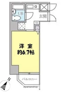 コスモ亀有Ⅴ【13階】の間取り