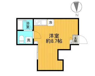 キングハウス大島【1階】の間取り