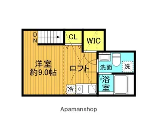 FERIO綾瀬ウエストコート【2階】の間取り