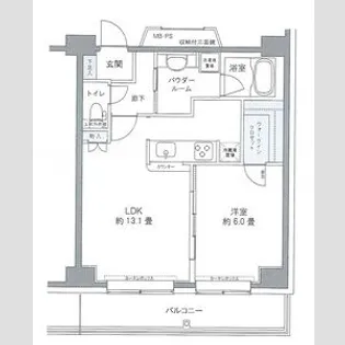プライムアーバン豊洲【9階】の間取り