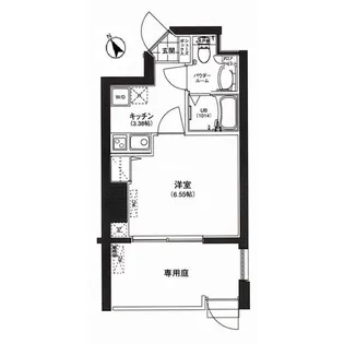 サウンドおしあげ【1階】の間取り