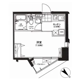 サウンドおしあげ【5階】の間取り