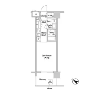 コンフォリア南砂町【3階】の間取り