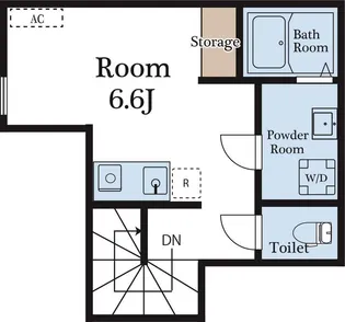 ベルディグリ堀切菖蒲園【2階】の間取り