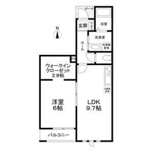 LANAI HOUSE 393 NOAH【1階】の間取り