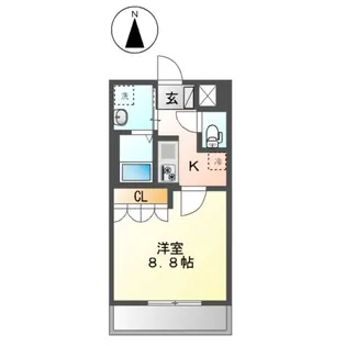 ミレーニア【2階】の間取り