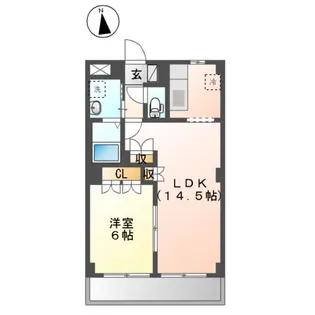 サンヴィラージュ【3階】の間取り