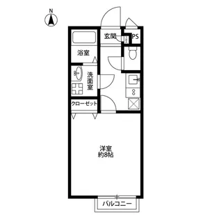 アムール ボヌール【1階】の間取り