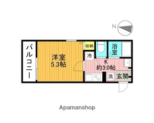 SOREVE大島【1階】の間取り