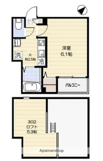 ブライティア平井【3階】の間取り