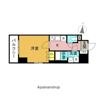 N−STAGE 亀戸【9階】の間取り
