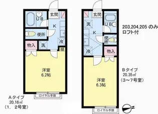 フェアステージ【2階】の間取り