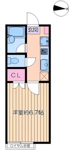 ザ・ロイヤルⅡ【1階】の間取り