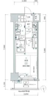 スプレスター綾瀬【8階】の間取り