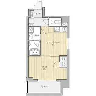 コレット春日【5階】の間取り