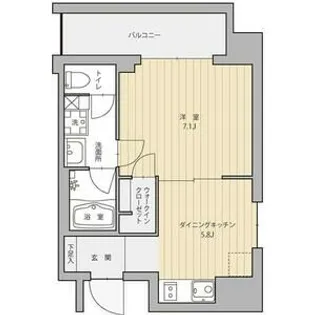 コレット春日【5階】の間取り