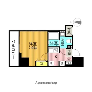 ルフレ深川イースト【5階】の間取り