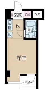 クレイル両国【8階】の間取り