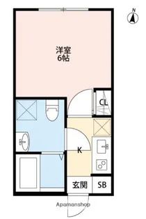 エクシリア北綾瀬【1階】の間取り