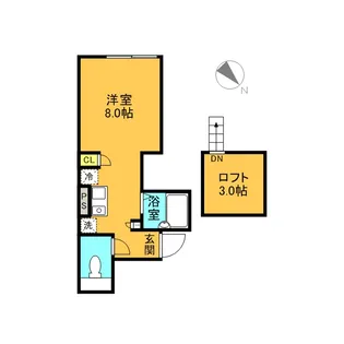 FERIO平井パークサイド【1階】の間取り