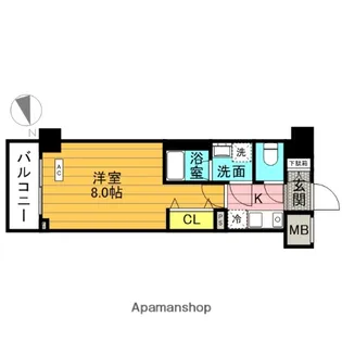 GENOVIA墨田文花スカイガーデン【3階】の間取り
