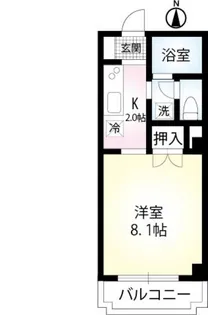 ジュネス東和第二【3階】の間取り
