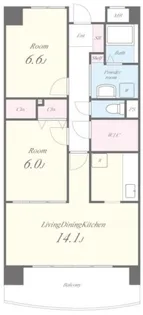 パールパレス【2階】の間取り