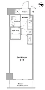 アスール亀有【7階】の間取り