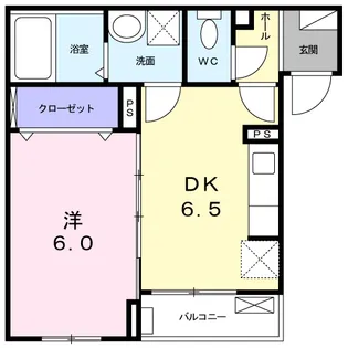 セレーノ【1階】の間取り