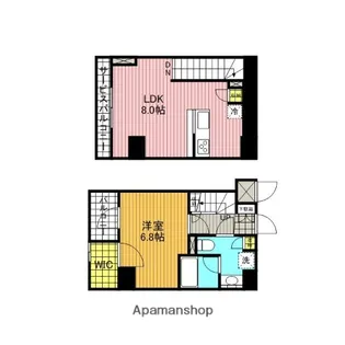 GROWS綾瀬【9階】の間取り