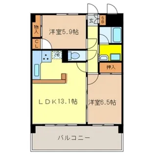 KS・WINHILLS【3階】の間取り