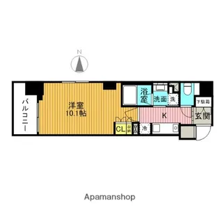 パレステージ大島【6階】の間取り