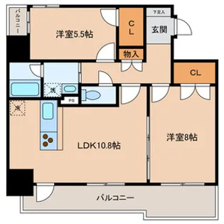 エスペランス・YAMADA【10階】の間取り