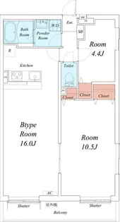 リブリ・SHISUI 1【3階】の間取り