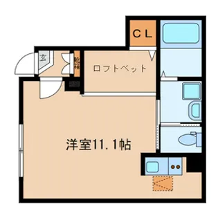 パオメゾン新宿【1階】の間取り