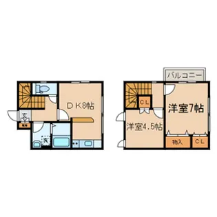 ロータスハウス【1階】の間取り