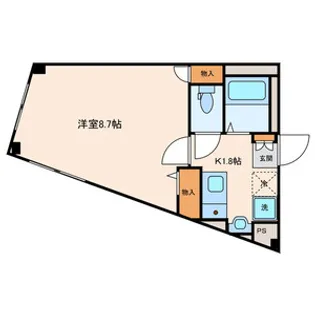 エトス金町【1階】の間取り