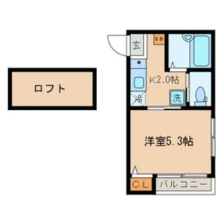 ソイ・メゾン梅田【2階】の間取り