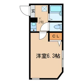 東京都葛飾区東立石1丁目【アパート】の間取り