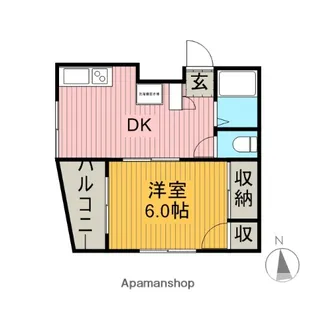 エクセレント【3階】の間取り