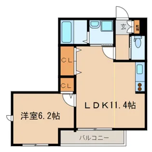 LOVELY ROSA【3階】の間取り