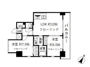 エレンシアK小岩【9階】の間取り