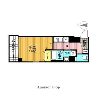 B CASA TAK 綾瀬【2階】の間取り