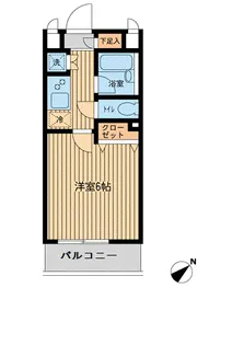 SーFORT潮見【4階】の間取り