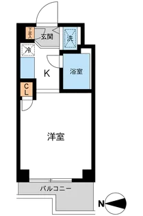 ウインベル錦糸町第3【10階】の間取り
