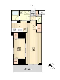 HF両国レジデンス【5階】の間取り